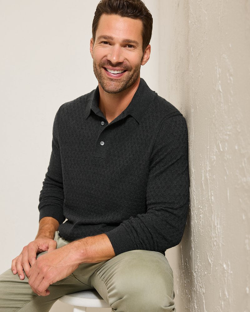 Tommy Bahama Popular - Capital Cable Sweater Polo