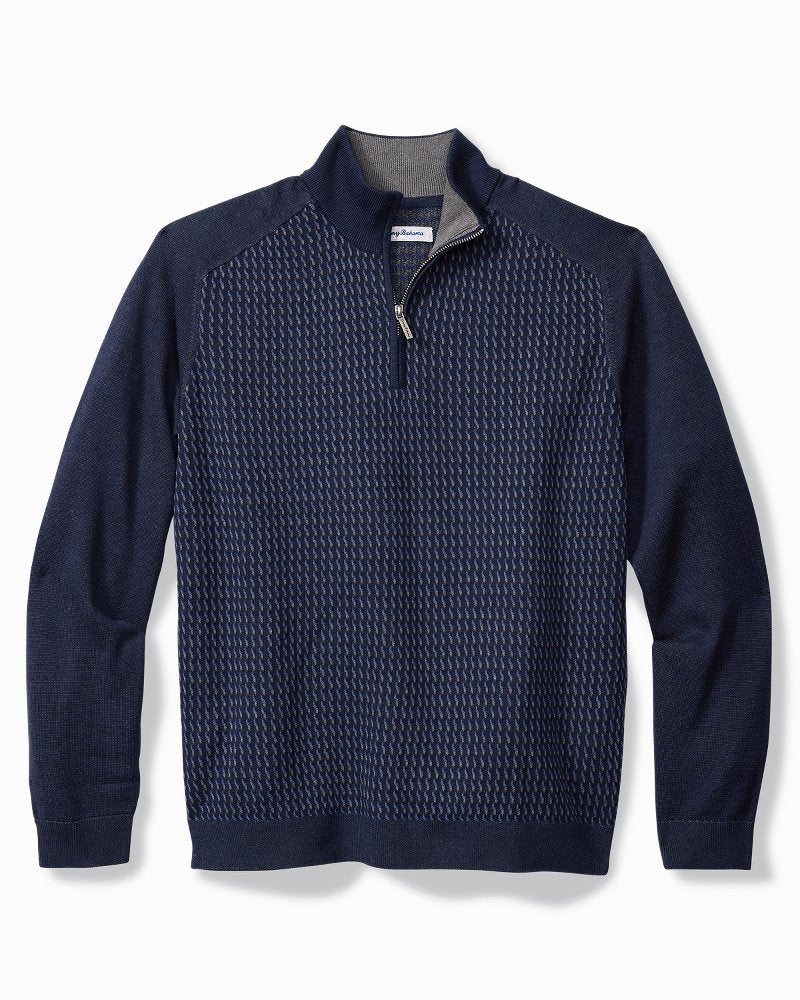 Tommy Bahama Trusted - Coastal Shores Half-Zip Sweater