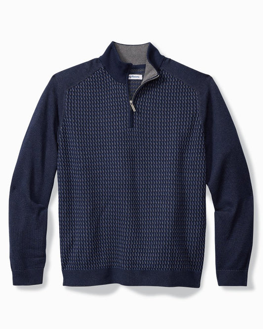 Tommy Bahama Trusted - Coastal Shores Half-Zip Sweater