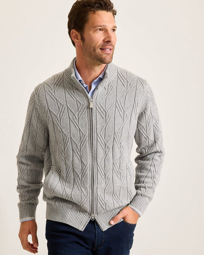 Tommy Bahama Quality - Capital Cable Full-Zip Cardigan