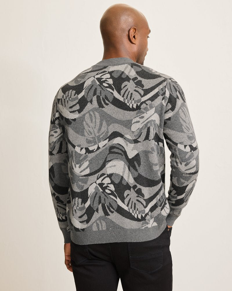Tommy Bahama Deals - Monstera Camouflage Crew Sweater
