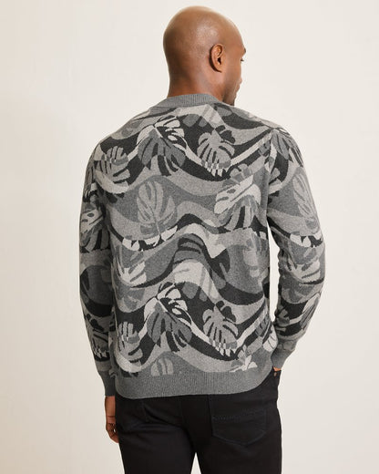Tommy Bahama Deals - Monstera Camouflage Crew Sweater