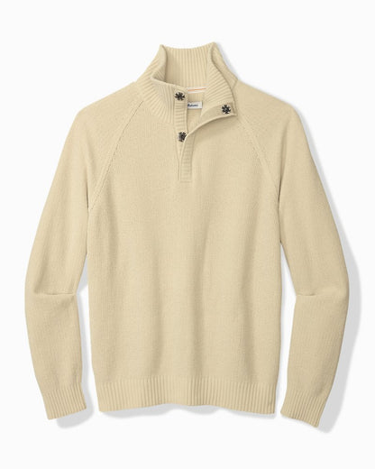 Tommy Bahama Classic - Shoreline Surfcomber Snap-Mock Sweater