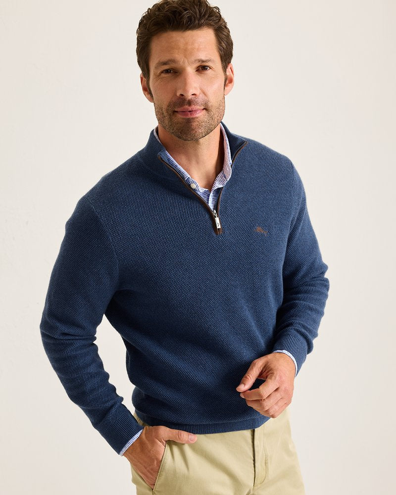 Tommy Bahama Deals - Marlin Luxe Half-Zip Sweater