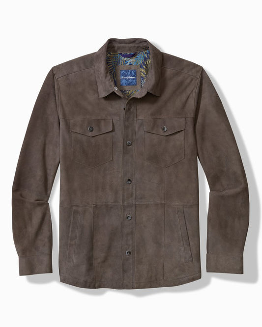 Tommy Bahama Popular - Boulder Ridge Suede Shirt Jacket