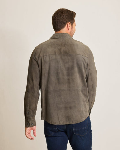 Tommy Bahama Popular - Boulder Ridge Suede Shirt Jacket