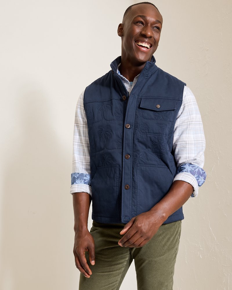 Tommy Bahama Classic - Palisades Palm Quilted Vest