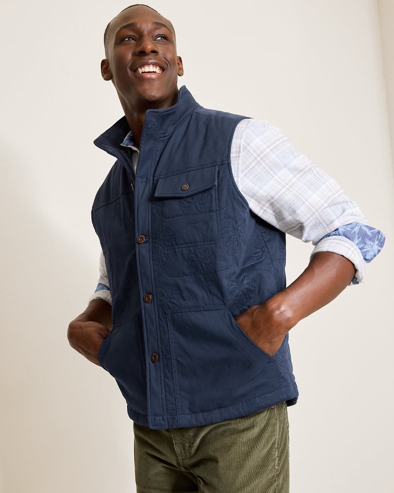 Tommy Bahama Classic - Palisades Palm Quilted Vest