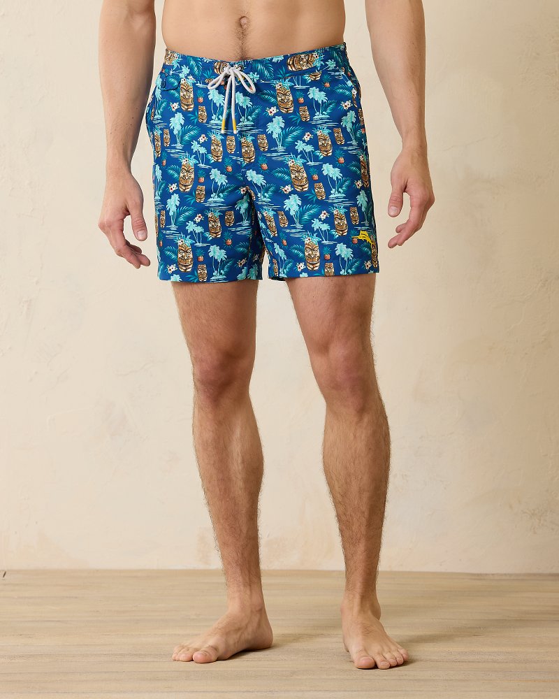 Tommy Bahama Best Seller - Rialto Tiki Tropics 6-Inch Swim Trunks