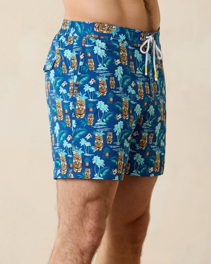 Tommy Bahama Best Seller - Rialto Tiki Tropics 6-Inch Swim Trunks