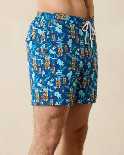 Tommy Bahama Best Seller - Rialto Tiki Tropics 6-Inch Swim Trunks