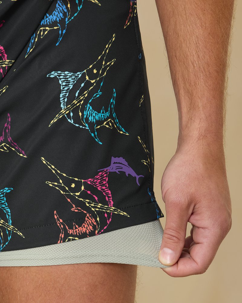 Tommy Bahama Essential - Naples Spotted at Sea 6-Inch Swim Trunks