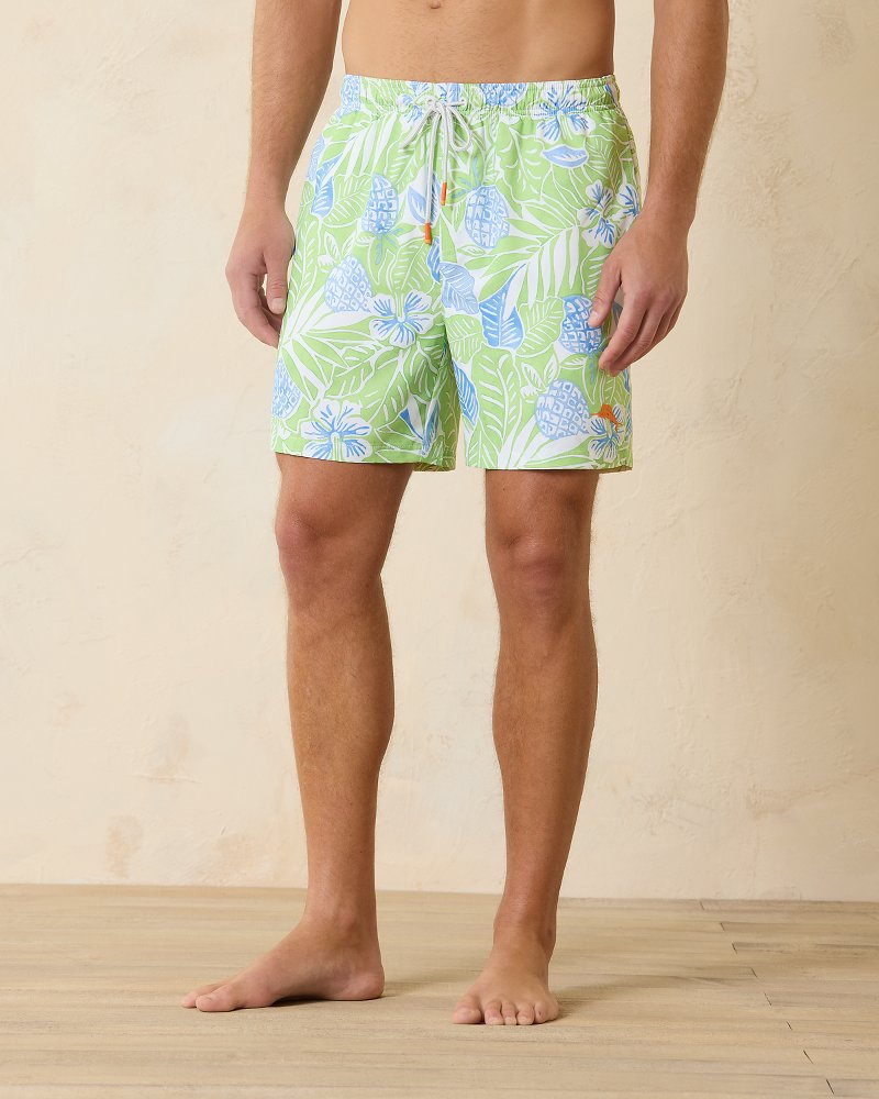 Tommy Bahama Smart Buy - Naples Pineapple Hideaway 6-Inch Swim Trunks
