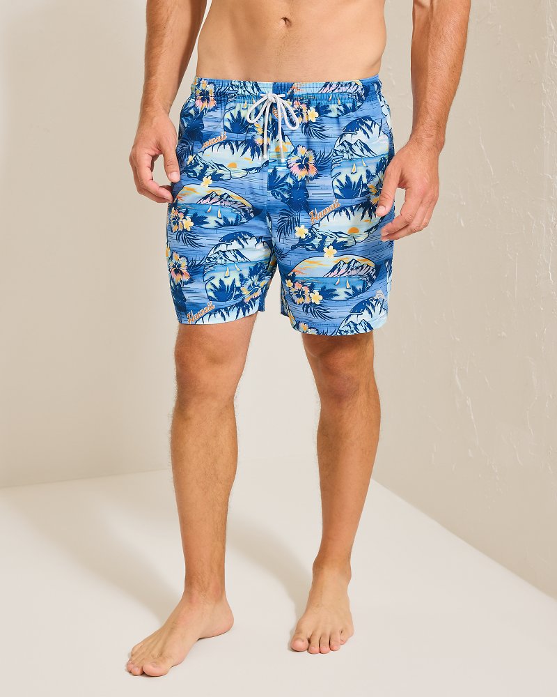 Tommy Bahama Featured - Naples Ocean Echoes 6-Inch Swim Trunks