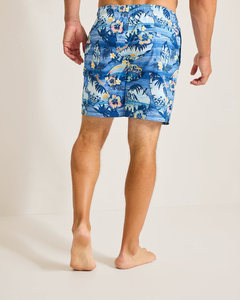 Tommy Bahama Featured - Naples Ocean Echoes 6-Inch Swim Trunks