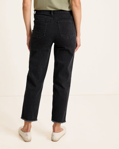 Tommy Bahama Trending - High-Rise Cropped Straight-Leg Jeans