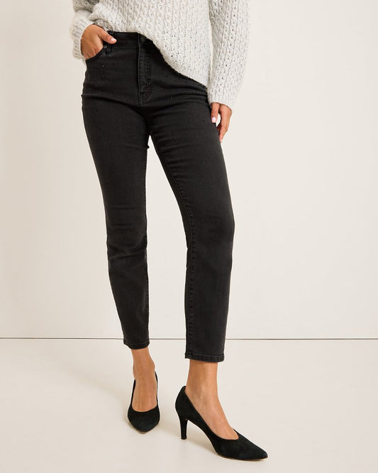 Tommy Bahama Sale - Boracay® Beach Sparkle High-Rise Skinny Ankle Jeans