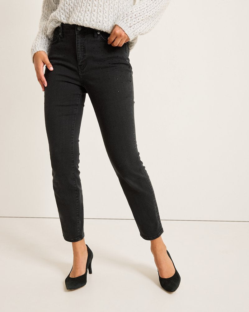 Tommy Bahama Sale - Boracay® Beach Sparkle High-Rise Skinny Ankle Jeans