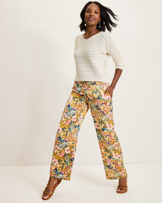 Tommy Bahama Best Seller - Flora Amora Satin Pants