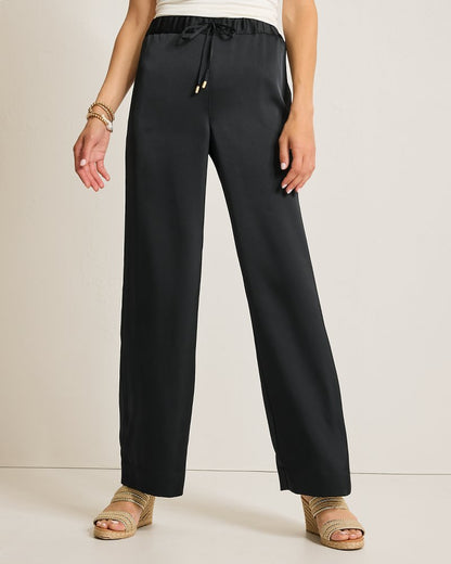 Tommy Bahama Premium - Midnight Sea Satin Easy Pants