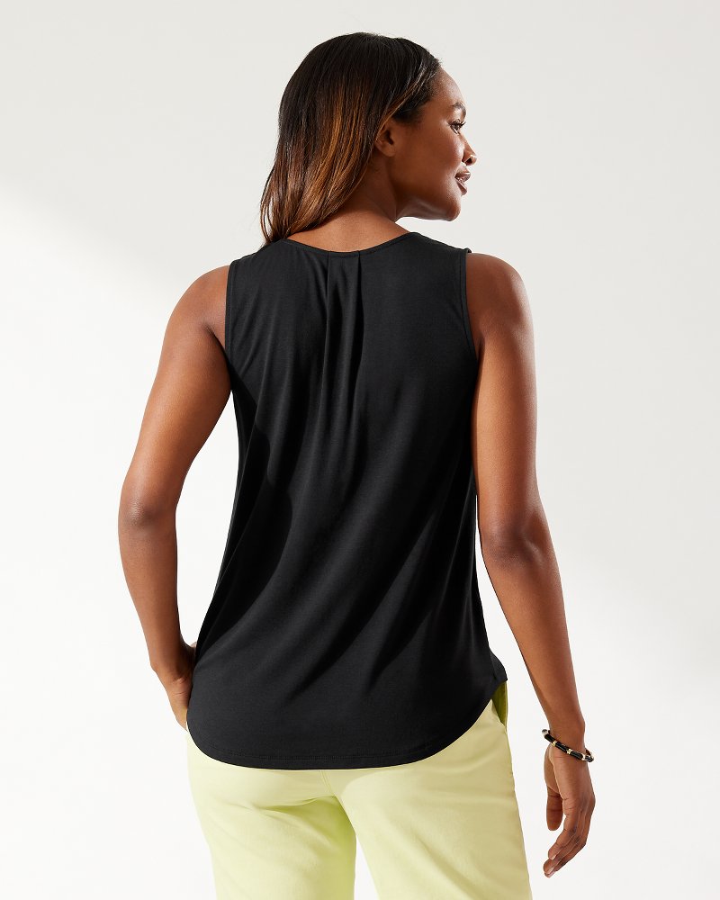 Tommy Bahama Featured - Kauai Box Pleat Tank Top