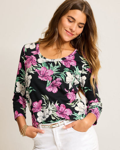 Tommy Bahama Deals - Ashby Isles Villa Garden 3/4-Sleeve T-Shirt