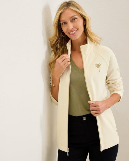 Tommy Bahama Value - Aruba Portico Palma Embroidered Full-Zip Sweatshirt
