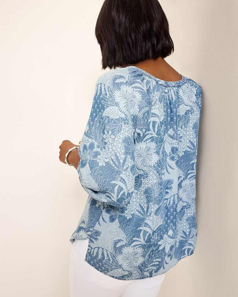 Tommy Bahama Popular - Secret Inlet 3/4-Sleeve Top