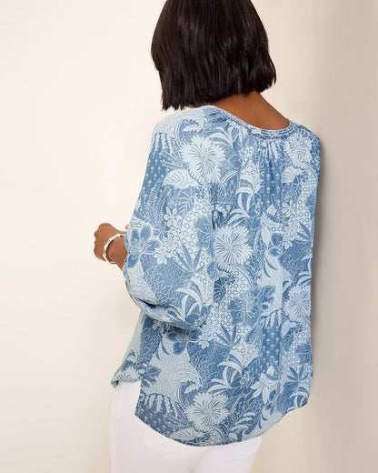 Tommy Bahama Popular - Secret Inlet 3/4-Sleeve Top
