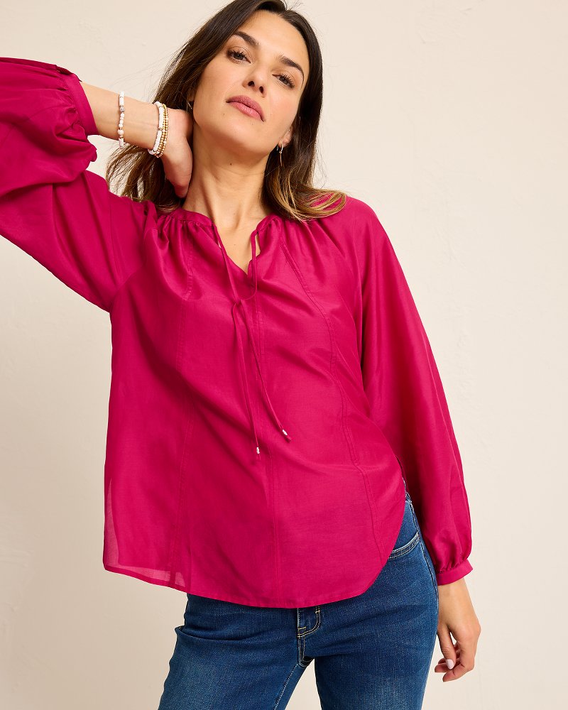 Tommy Bahama Exclusive - Agua Amara Seamed Peasant Top