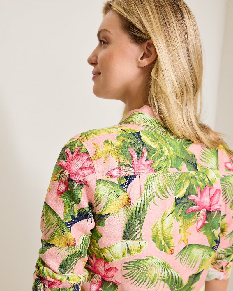 Tommy Bahama Exclusive - Coastalina Frond Royal Linen Shirt