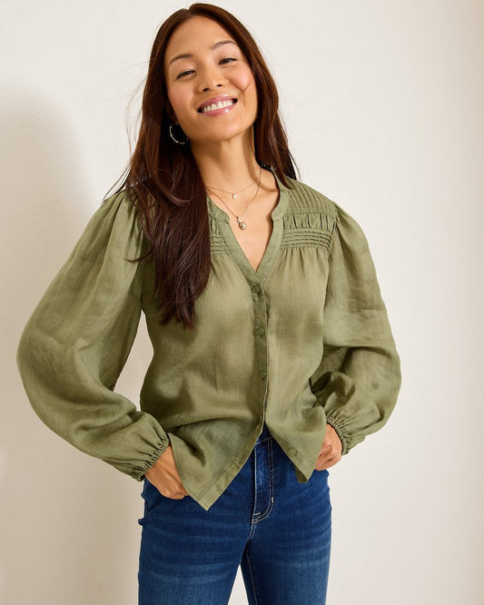 Tommy Bahama Value - Palm Breeze Pintuck Blouse