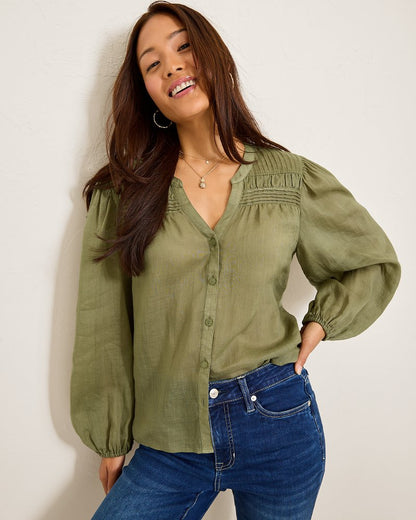 Tommy Bahama Value - Palm Breeze Pintuck Blouse