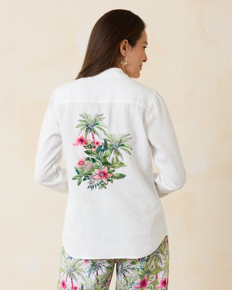 Tommy Bahama Trending - Coastalina Coastal Palms Linen Shirt