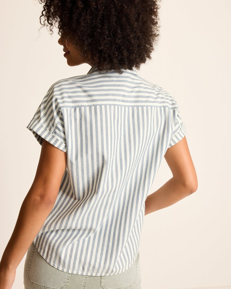 Tommy Bahama Discount - Seaway Stripe Coastal Twill Shirt