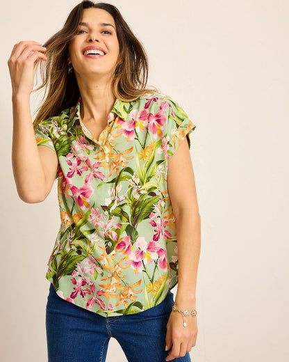 Tommy Bahama Sale - Orchid Bay Silk Camp Shirt