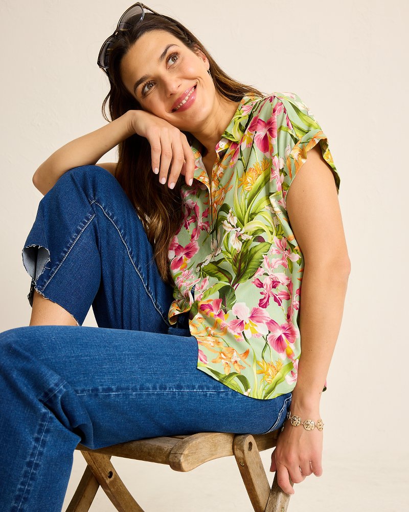 Tommy Bahama Sale - Orchid Bay Silk Camp Shirt