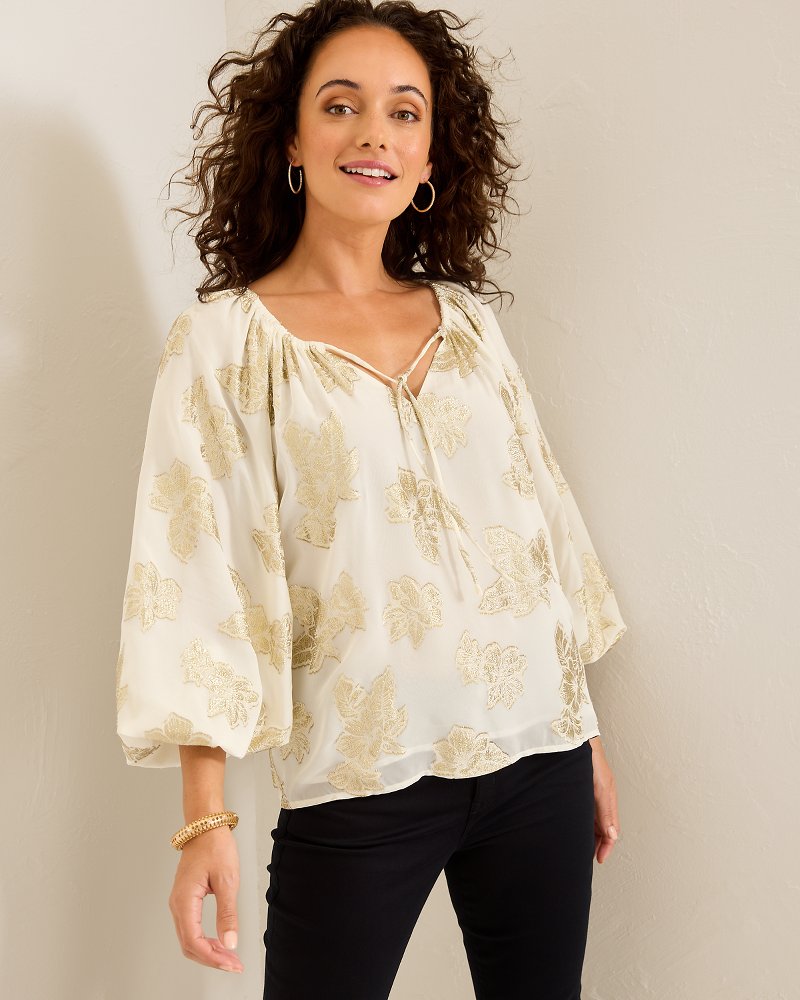 Tommy Bahama Exclusive - Shimmering Shores Peasant Top