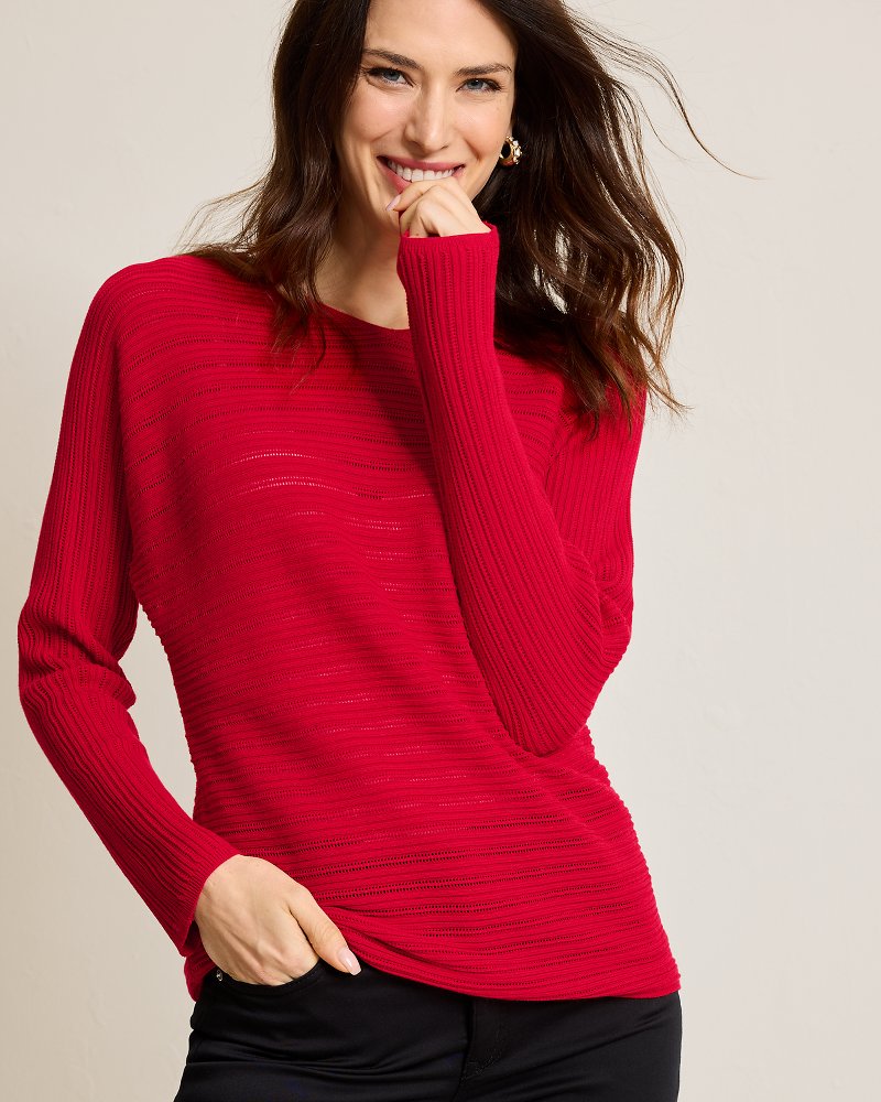 Tommy Bahama Featured - Jewel Bay Sequin V-Neck Sweater