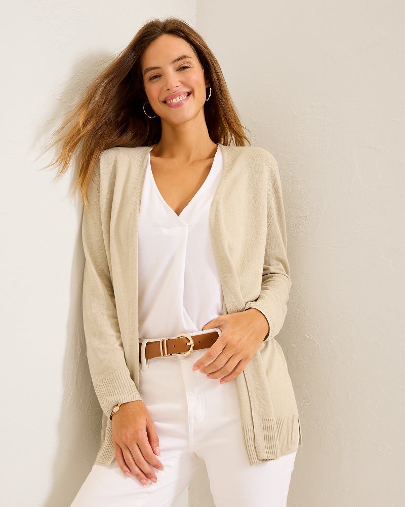 Tommy Bahama Best Seller - Addison Beach Linen-Blend Cardigan