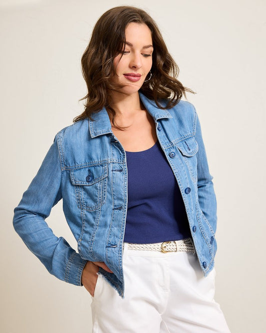 Tommy Bahama New - Chambray O'lei Jacket