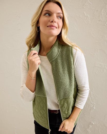 Tommy Bahama Trending - Faux Sherpa Hybrid Vest