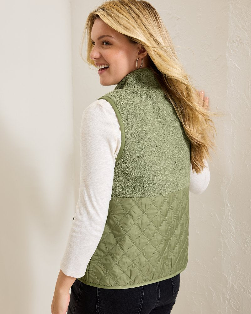 Tommy Bahama Trending - Faux Sherpa Hybrid Vest
