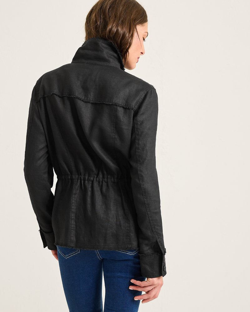 Tommy Bahama Exclusive - Two Palms Linen Raw-Edge Utility Jacket