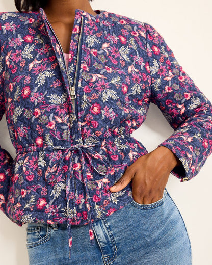 Tommy Bahama New - Sweeping Floral Quilted Jacket