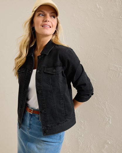 Tommy Bahama Customer Favorite - Black Classic Jean Jacket