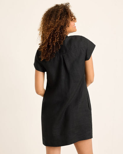 Tommy Bahama Value - Two Palms Short-Sleeve Linen Collared Dress