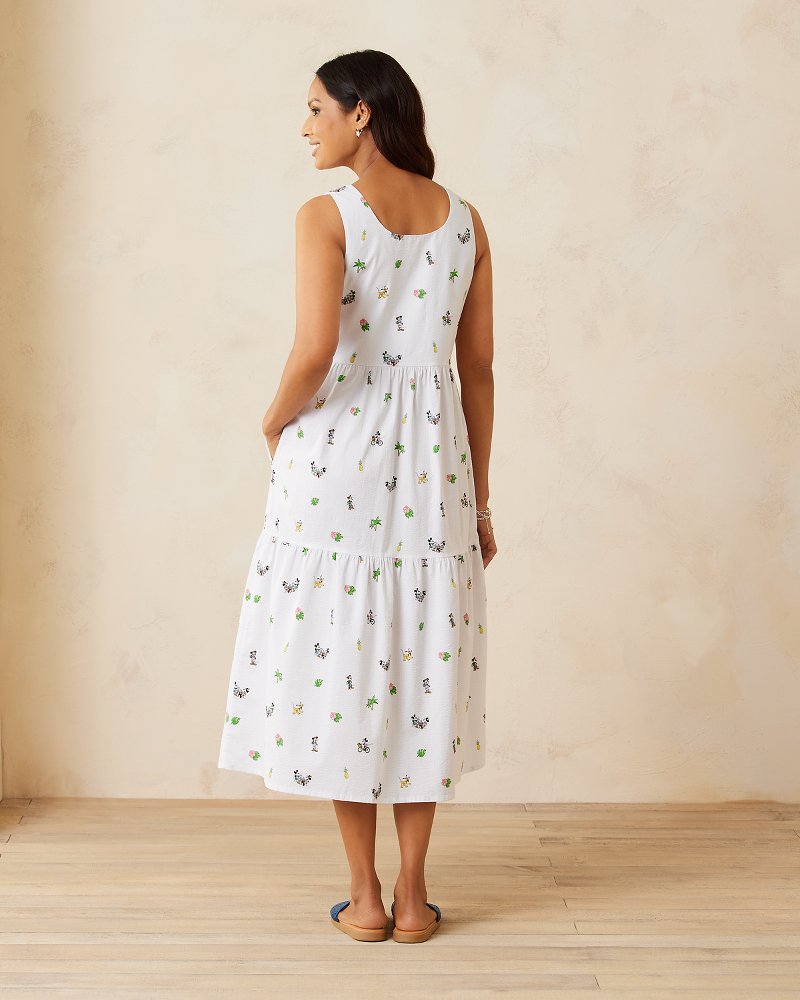 Tommy Bahama Trending - Disney Nova Wave Beach Cruiser Midi Dress
