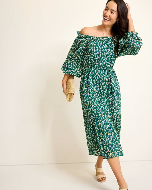 Tommy Bahama Best Price - Jeweled Jaguar Midi Dress