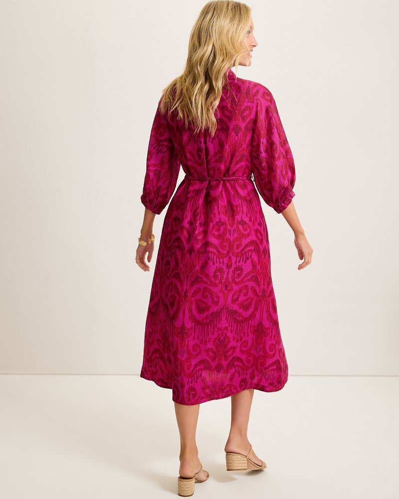 Tommy Bahama Quality - Seaside Ikat Midi Shirt Dress